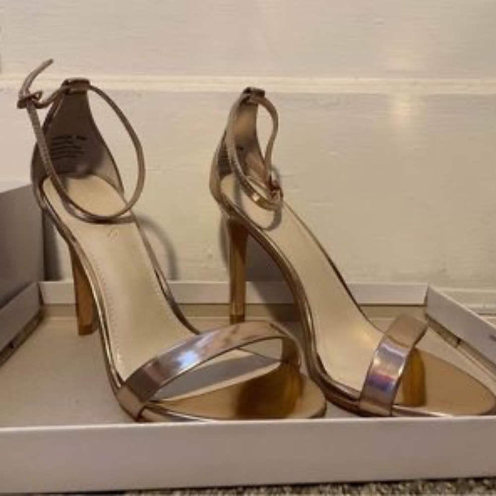 David’s Bridal: Women’s Heels: Rose Gold: Size 6.5M